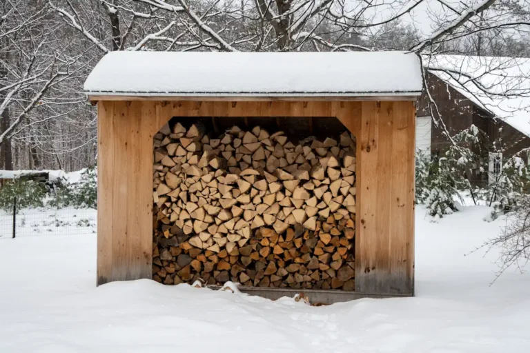 Voici comment bien stocker son bois de chauffage pour l'hiver
